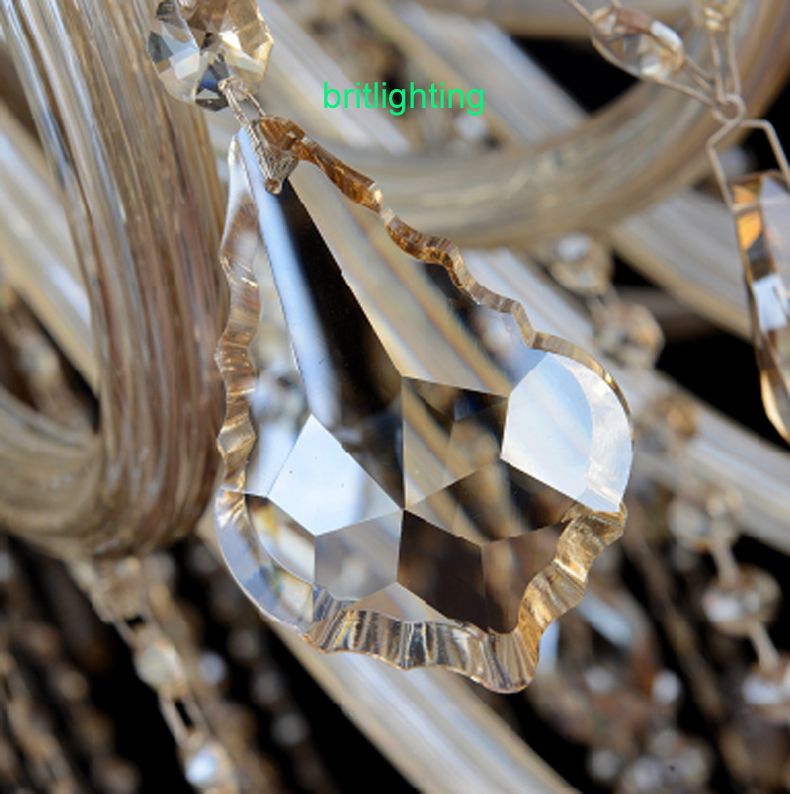 Extra Large Crystal Chandelier Lighting Entryway High Ceiling