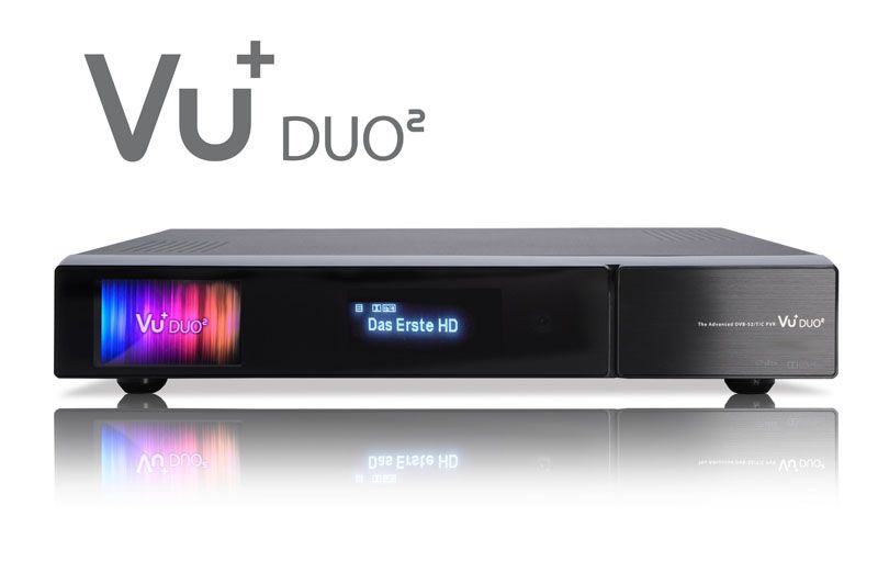 Vu ® Duo² Twin Linux Receiver 2 x DVB-S2 Tuner Full HD 1080P PVR Ready 
