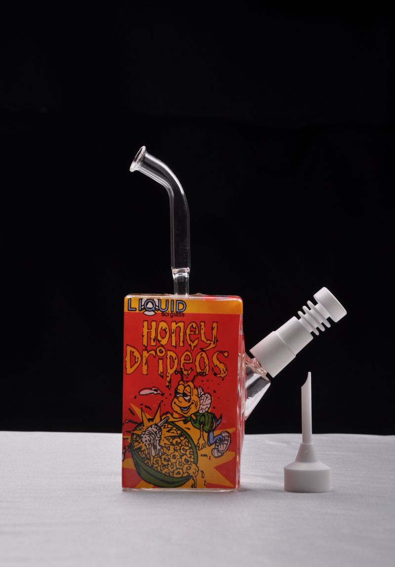 2019 Newest Box Glass Glass Cereal Box Oil Dab Rig 14.4 Mm With