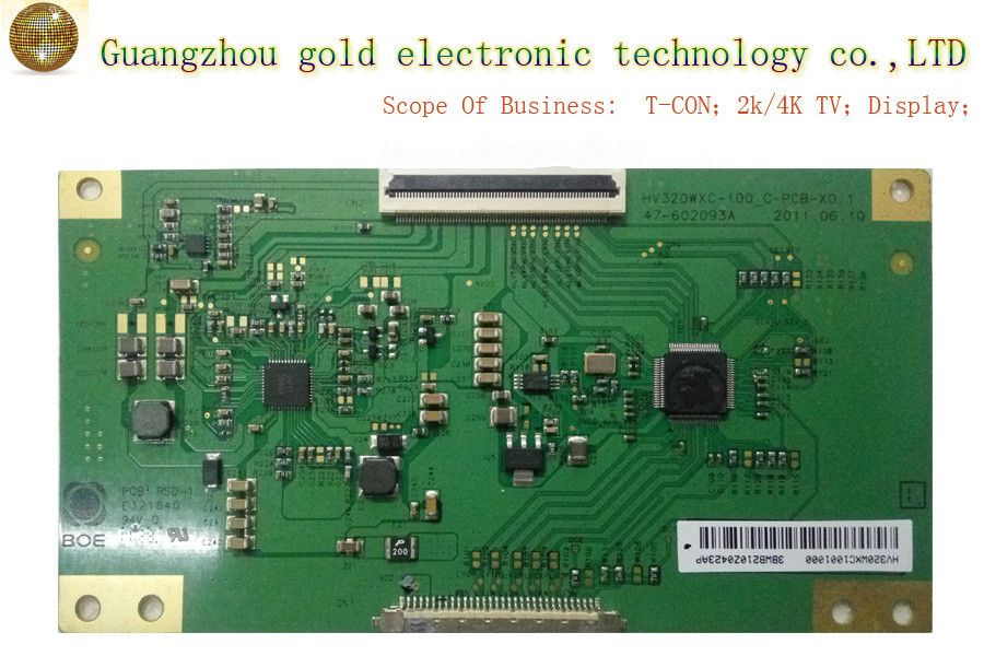 Boe logic board hv320wxc 100 c pcb x0.1 47 602093a t con board ctrl ...