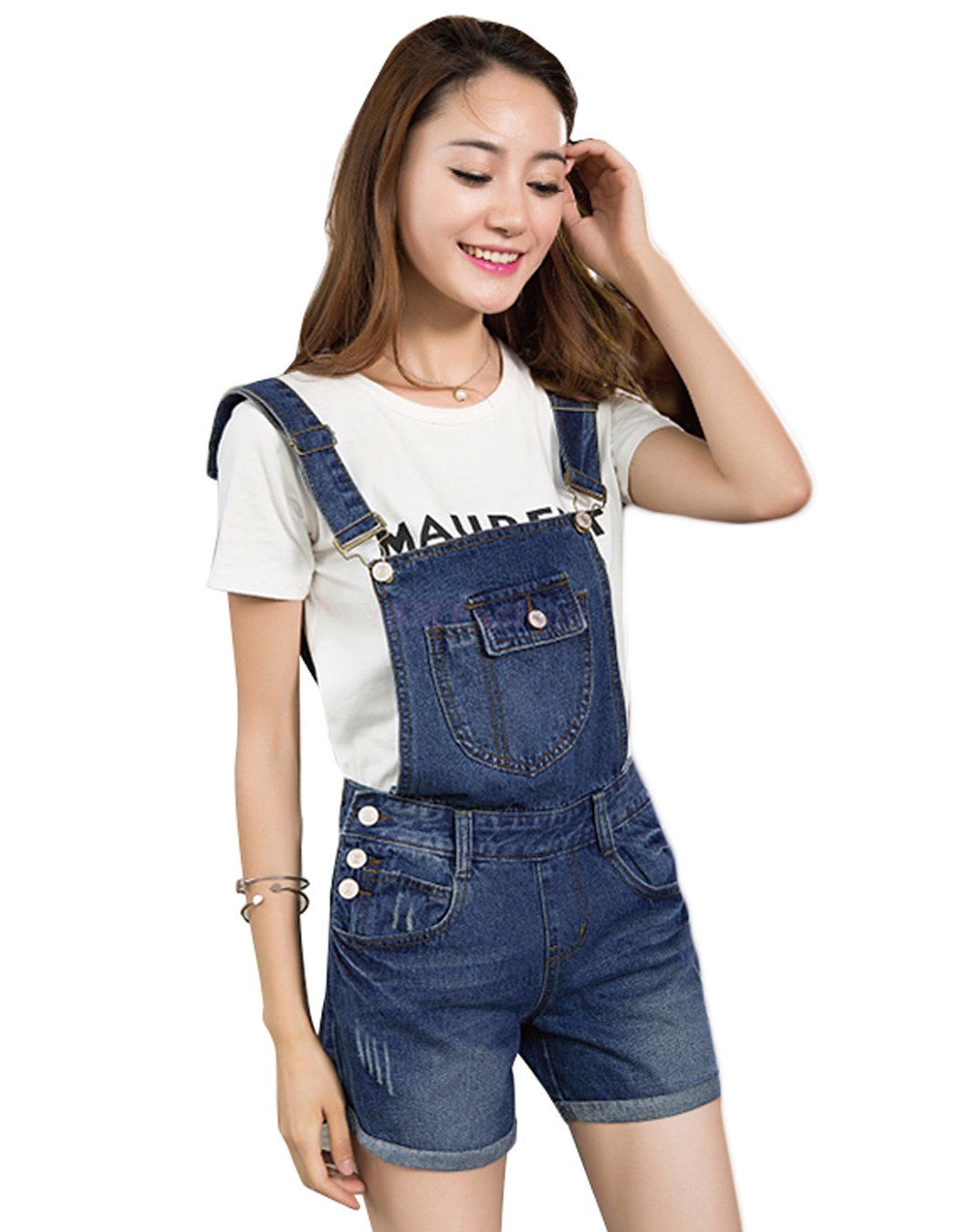 Womens' Adjustable Strap Ripped Denim Overalls Dayne Seamed Denim Jumpsuit Long sleeve jumpsuits make for the perfect winter outfits, while short sleeve and sleeveless jumpsuits are must-haves in summer. Whether your look is modern, glam or laid back, bebe has chic jumpsuits and rompers to