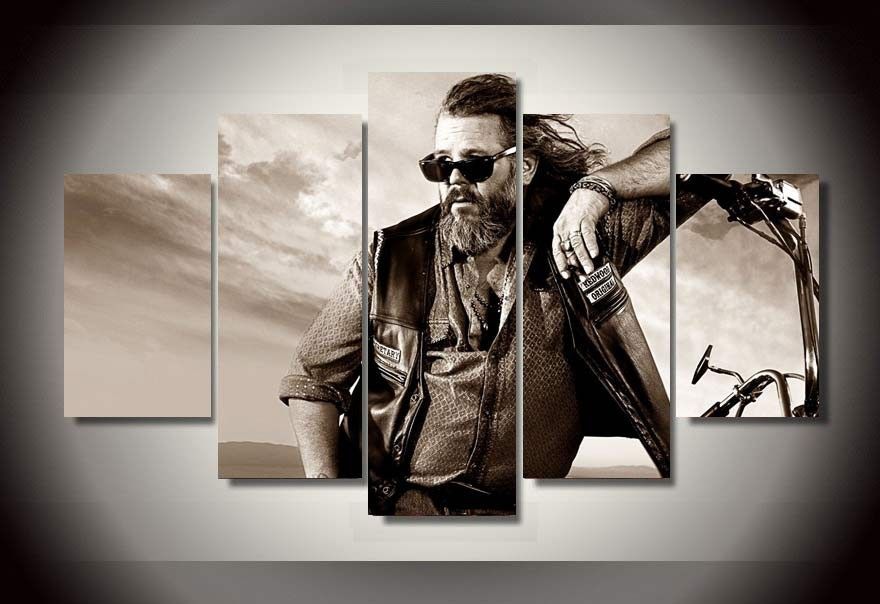 Panel Wall Decor 2017 5 panel wall decor living room portrait painting cool man Panel Wall Decor 2017 5 panel wall decor living room portrait painting cool man
