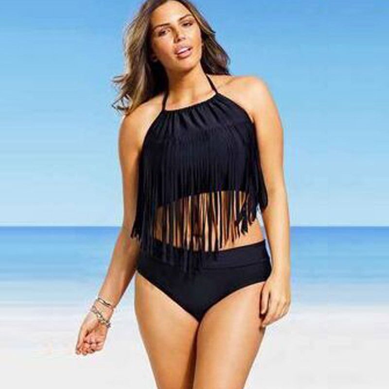 großhandel sexy plus size bademode frauen tanga badeanzüge schwarz bathing suits for plus size