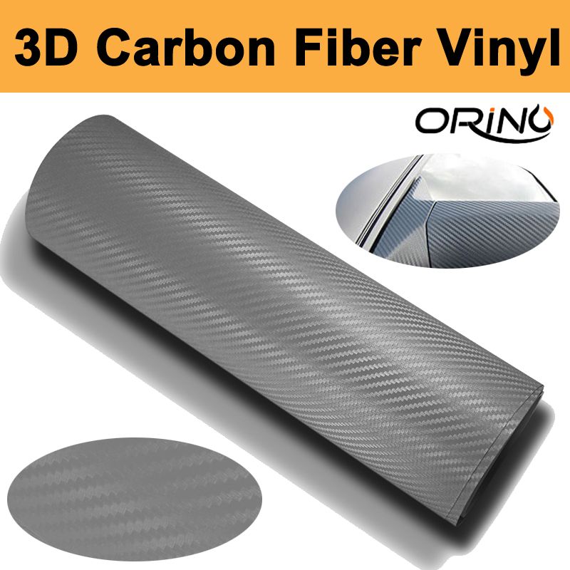 3D Carbon Fibre BLACK Vinyl Film RHINO HIDE Air// Bubble Free Car Wrap ALL SIZES