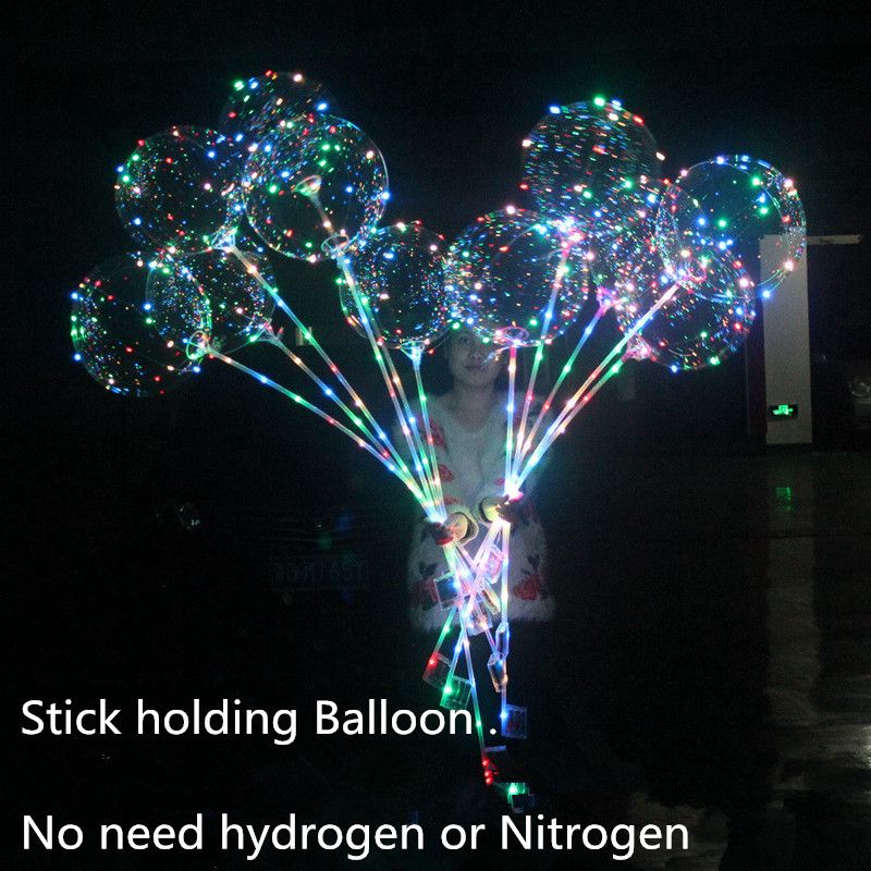 led balloon light with stick inflable by air bobo balloons christmas inflable
