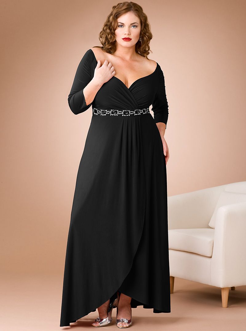 Hot Sale New Arrival Plus Size Prom Dresses Evening Gown With Long ...