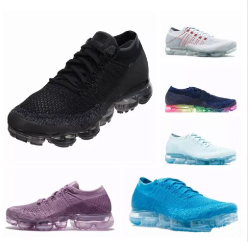 New Vapormax Running Shoes Weaving Racer Ourdoor Athletic Sporting Walking Sneakers For Women Men Fashion Pink Casual Maxes Size 36 45 Men Shoes Online Best ...