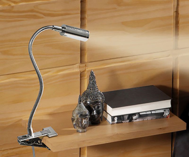 Hot 1w Led Table Lamp Clamp Mini Gooseneck Spot Reading Modern 360 Turn Around Aluminum Base Ac90v 260v Prefer Free