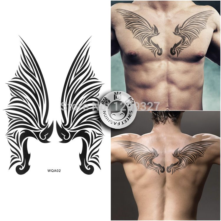 wholesale angel wings male and female water proof back chest wholesale angel wings male and female water proof back chest