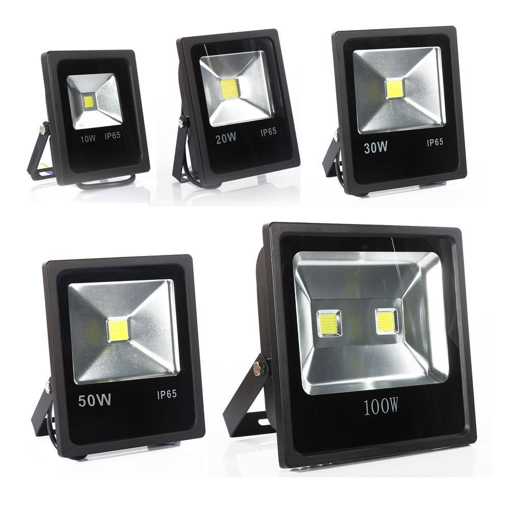 10w 20w 30w 50w 100w Outdoor Garden Led Flood Light Lamp Thin Slim 10w 20w 30w 50w 100w Outdoor Garden Led Flood Light Lamp Thin Slim Waterproof Wall Wash Lights Ac 85 265v Floodlights