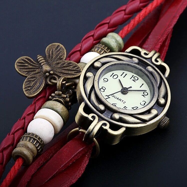 7 Types Leather Vintage Watches Bracelet Retro Quartz Weave Wrap Around Leather Bracelet Bangle Womens Leaf Women Girls Ladies Wrist Watch Best Deals On Watches Best Deal On Watches From Starmoon 1 46
