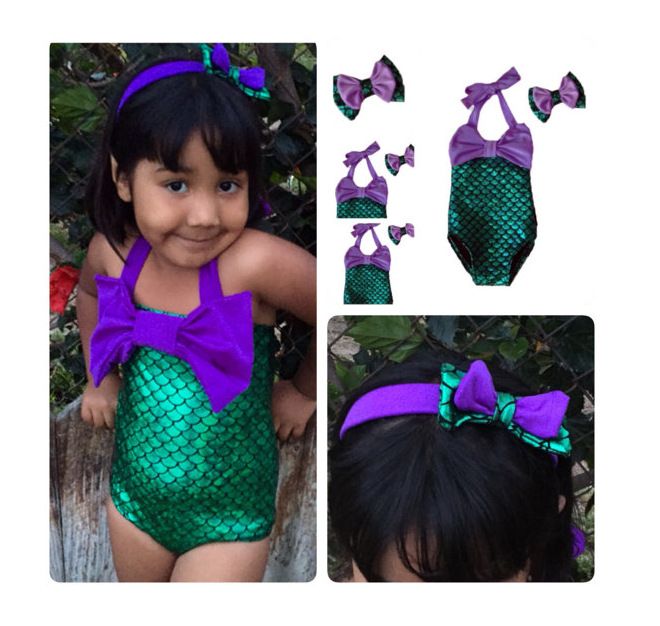 mermaid swimming costume child