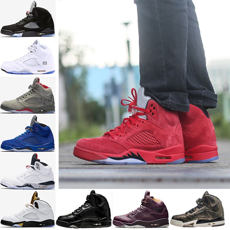 2018 5 Men Basketball Shoes Red Blue Suede Premium Bordeaux Camo 2018 5 Men Basketball Shoes Red Blue Suede Premium Bordeaux Camo