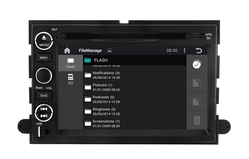 Android 4.4 Car DVD Player For Ford Explorer Expedition Fusion Mustang