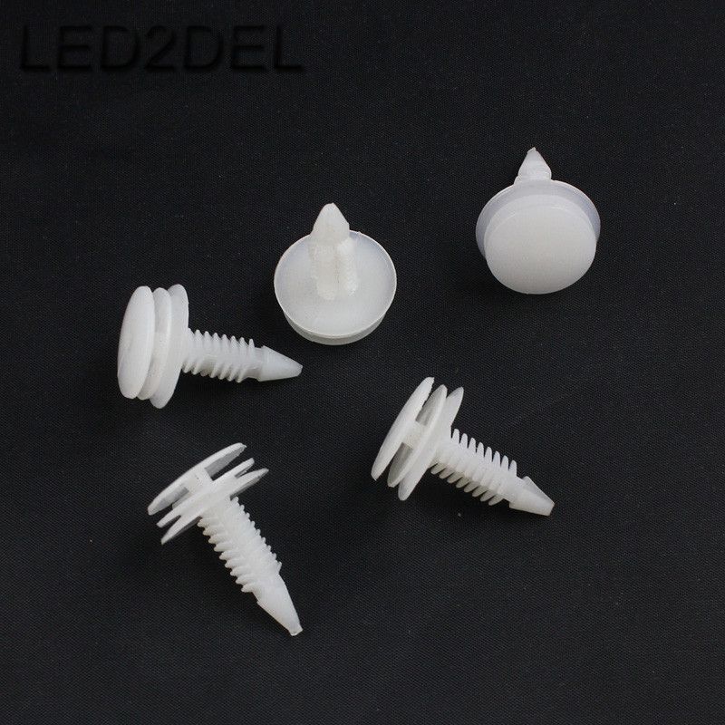 White Nylon Door Trim Panel Retainer Clip For Buick GM Chevrolet Car