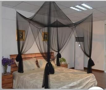 black mosquito net