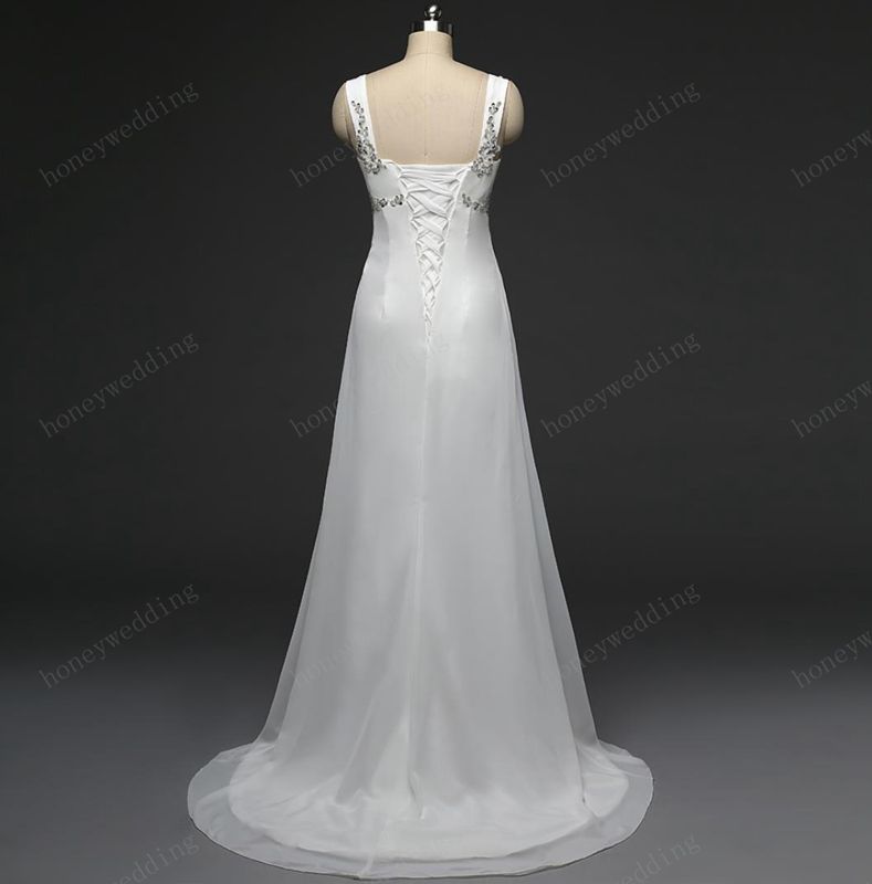 Discount Cheap Maternity Beach Wedding Dresses With Spaghetti