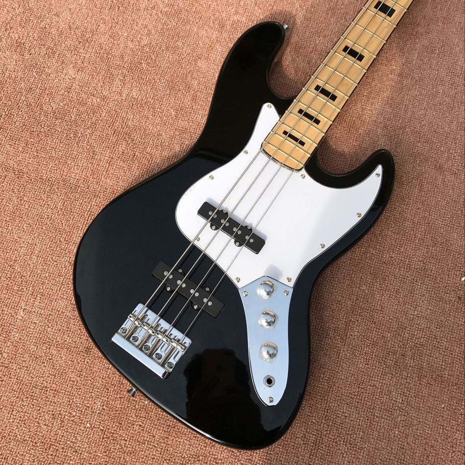 2017 New Style Bass Guitar, 4 String Electric Guitar, Black Bass, New