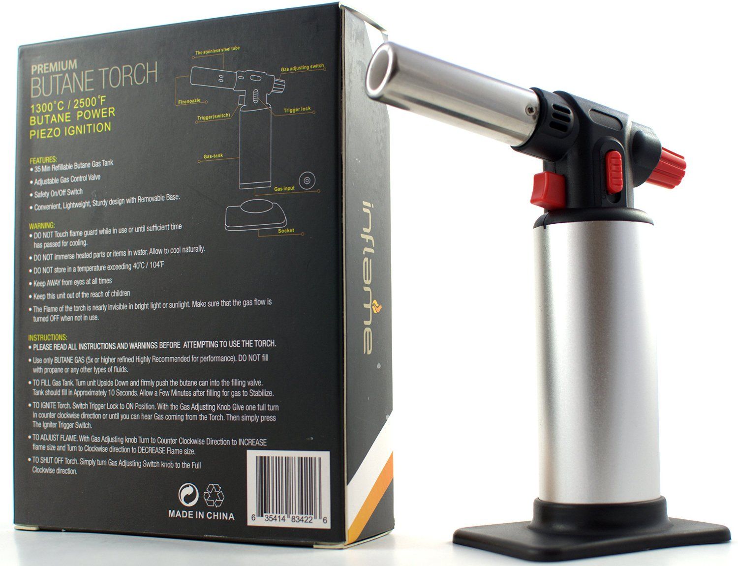 2020 Chef Blow Dab Jet Flame Kitchen Soldering Brazing Dabs Jet Butane