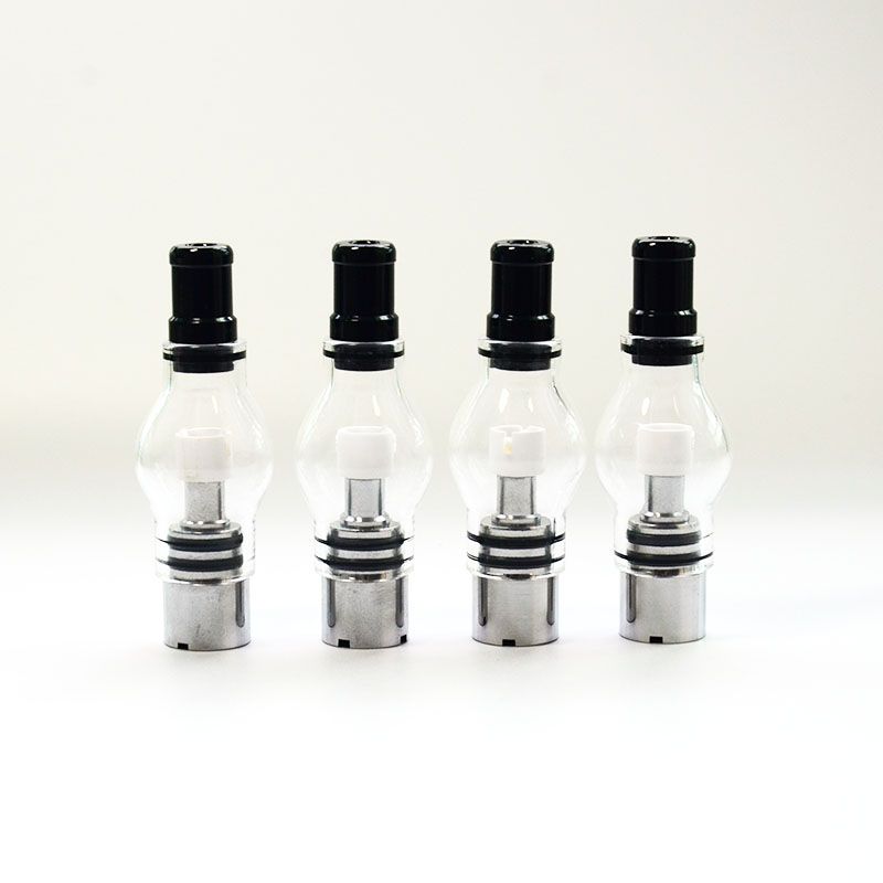 Great Quality Glass Globe Wax Atomizer Vaporizer Globe Shape Ceramic