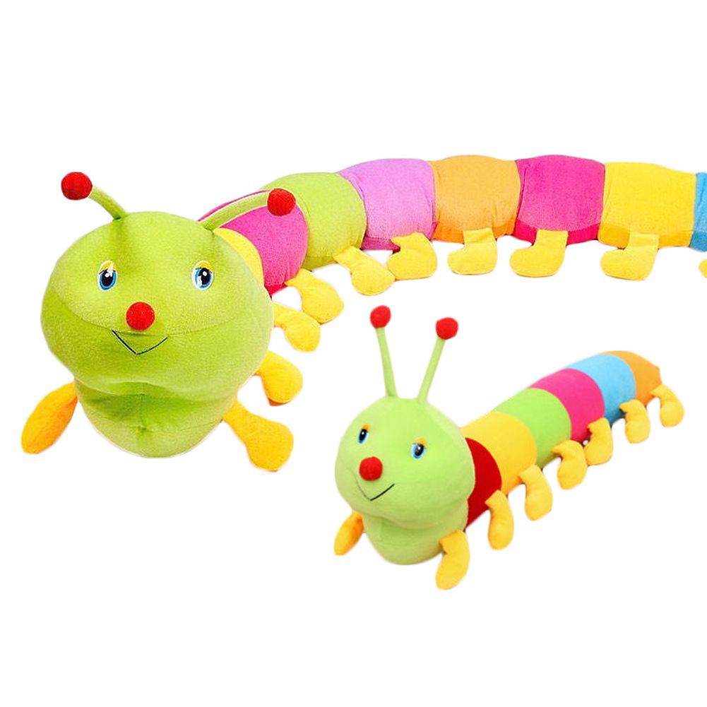 2020 S5Q Colorful Inchworm Soft Lovely Developmental Child Baby Plush