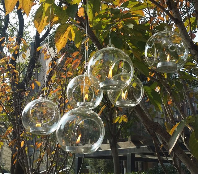 Wholesale 8cm Hanging Glass Planter Terrariums,Glass Ball Tealight