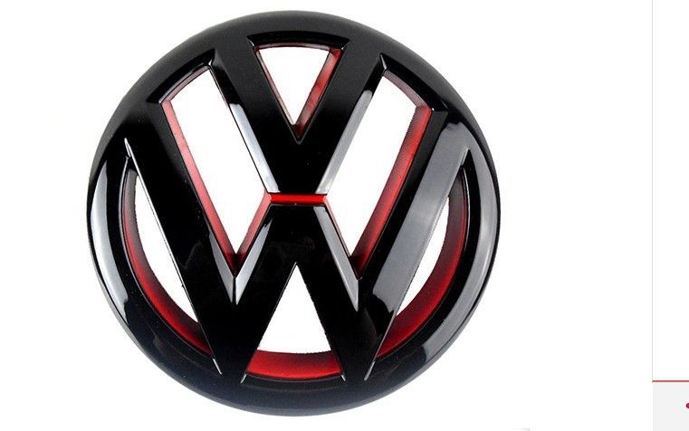 2018 Volkswagen Polo Badge Matt Black Car Badge /Emblem 