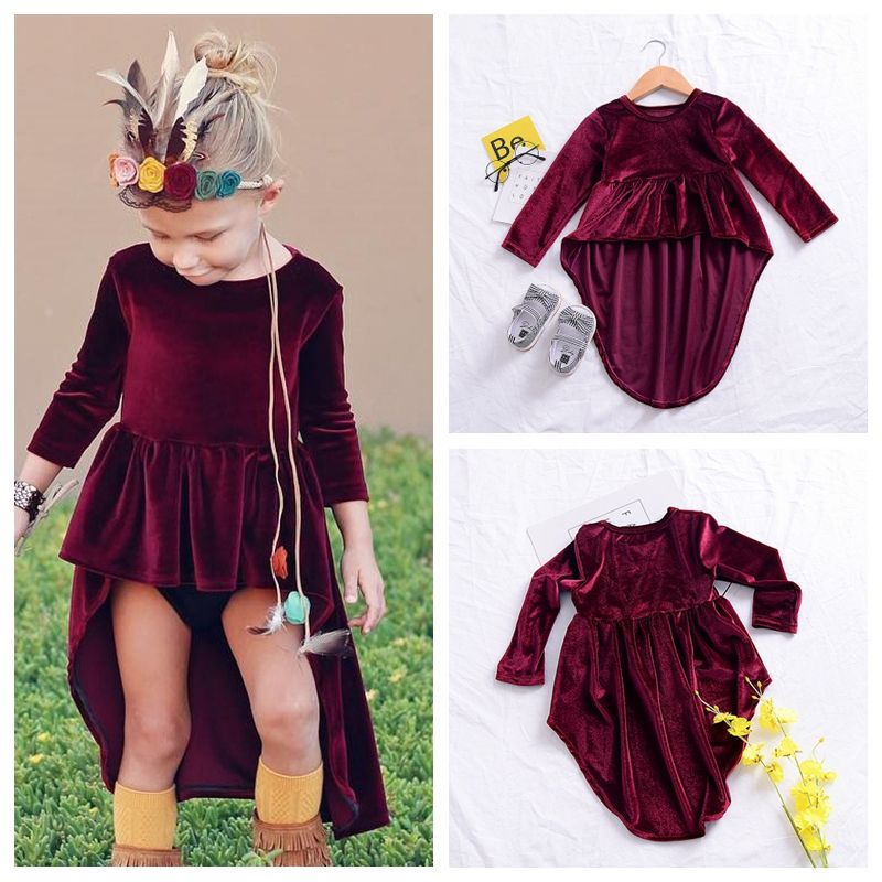velvet dresses for little girls