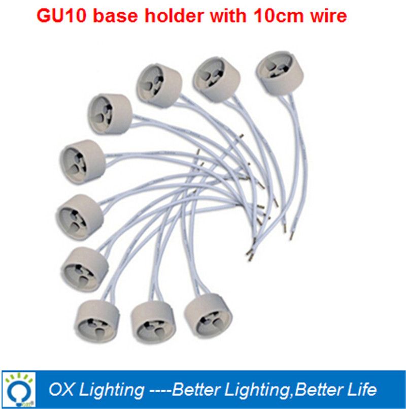 2018 Gu10 Socket Ceramic Porcelain Lamp Holder Gu 10 Halogen 2018 Gu10 Socket Ceramic Porcelain Lamp Holder Gu 10 Halogen 220v Wire Connector Lampholder Junction Adapter Converter From Ox Lighting