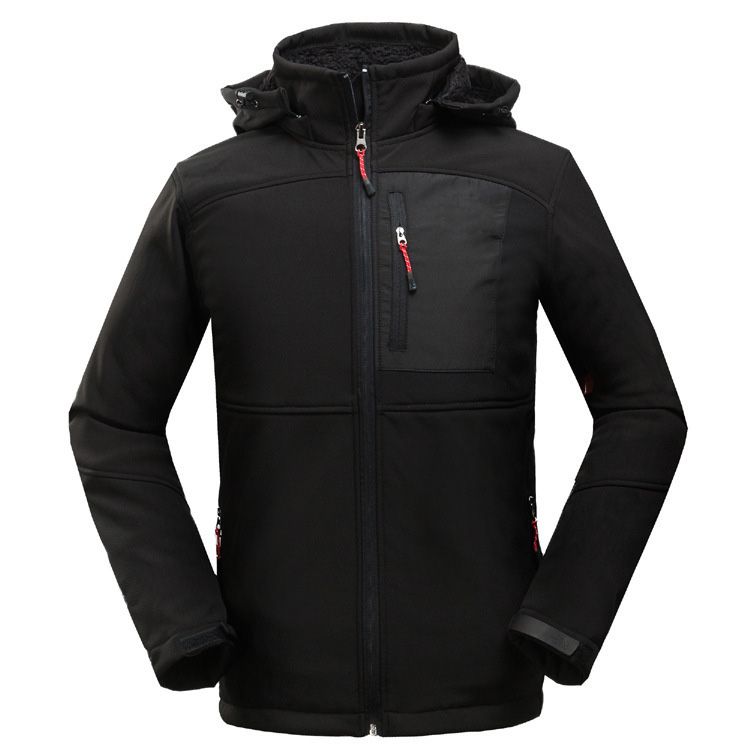 2019 Brand Mens Camping Jackets High Quality Hiking Jakets Black Hiking Wears Outdoor Clothes