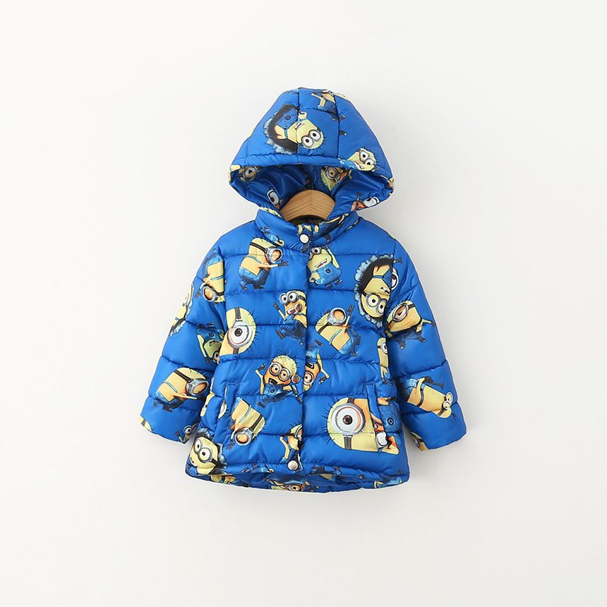 Wholesale Despicable Me Minion 2 Boys Winter Coat Baby Girls Clothes