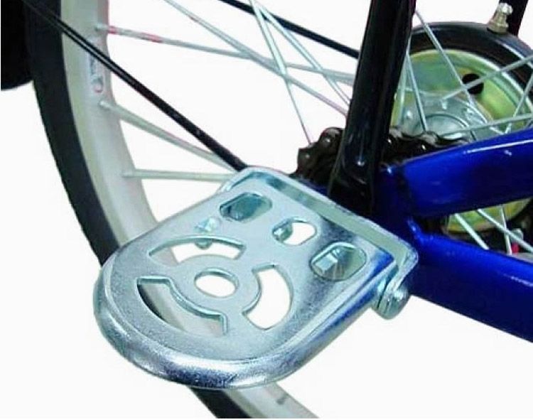 2020 Bicycle Back Seat Pedal Electric Bike Rear Seat Folding Footrest