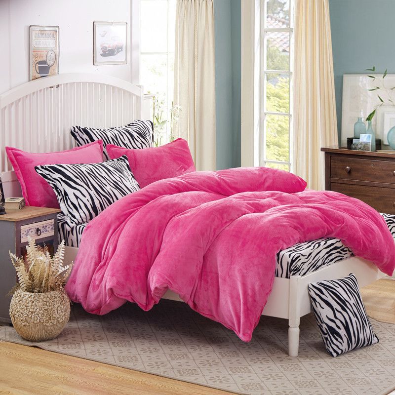 2018 Y Leopard Bedding Set King Fleece Duvet Cover Zebra Bed 2018 Y Leopard Bedding Set King Fleece Duvet Cover Zebra Bed Sheet Super Warm Soft Linen For Winter Home Textile Velvet Flannel