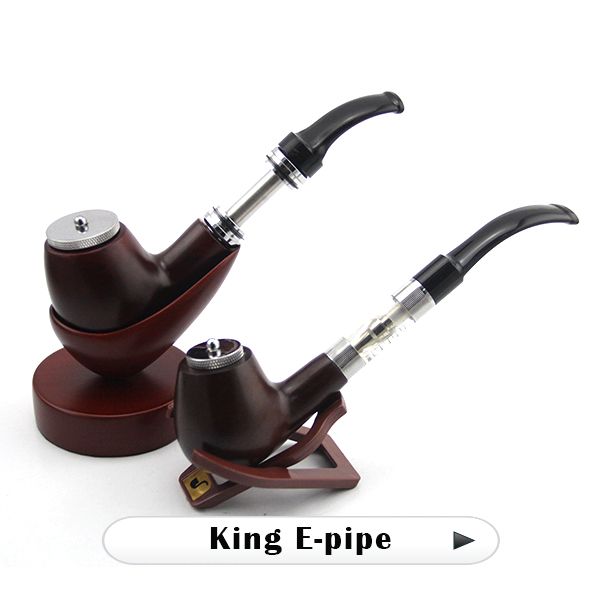 100 Real Wood King Epipe King E Pipe E Smoking Pipe Kit With 18350