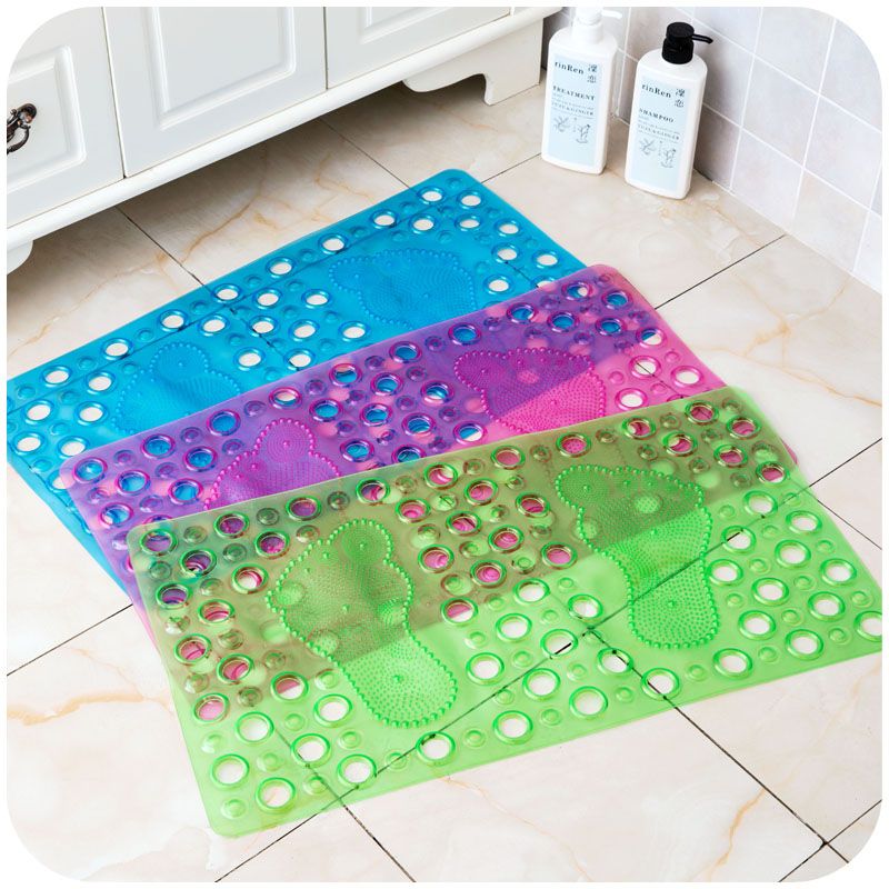 67 8 36 5cm Color Pvc Shower Mats Anti Slip Eco 67 8 36 5cm Color Pvc Shower Mats Anti Slip Eco Friendly Bathroom Kitchen Floor Rug Pad Foot Massage Sk760 By Ls Crystal Dhgate Com