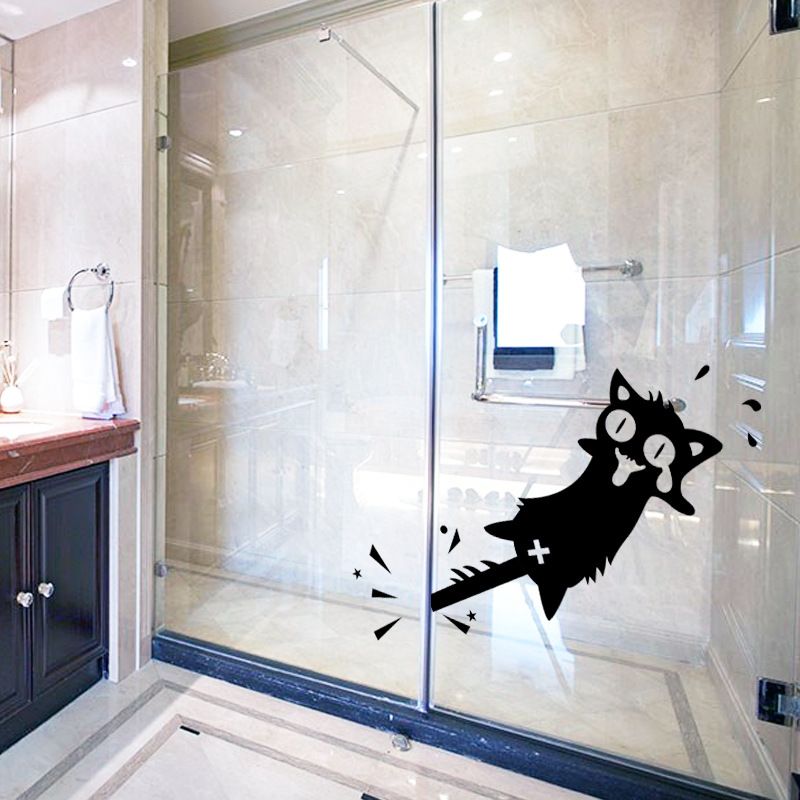 Cat Wall Art funny black cat with two tails wall art mural decal the cat of the Cat Wall Art funny black cat with two tails wall art mural decal the cat of the