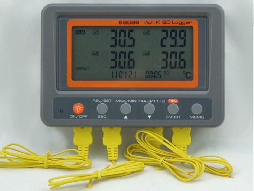 2020 4Channels K Type Thermocouple Thermometer Temperature Data Logger