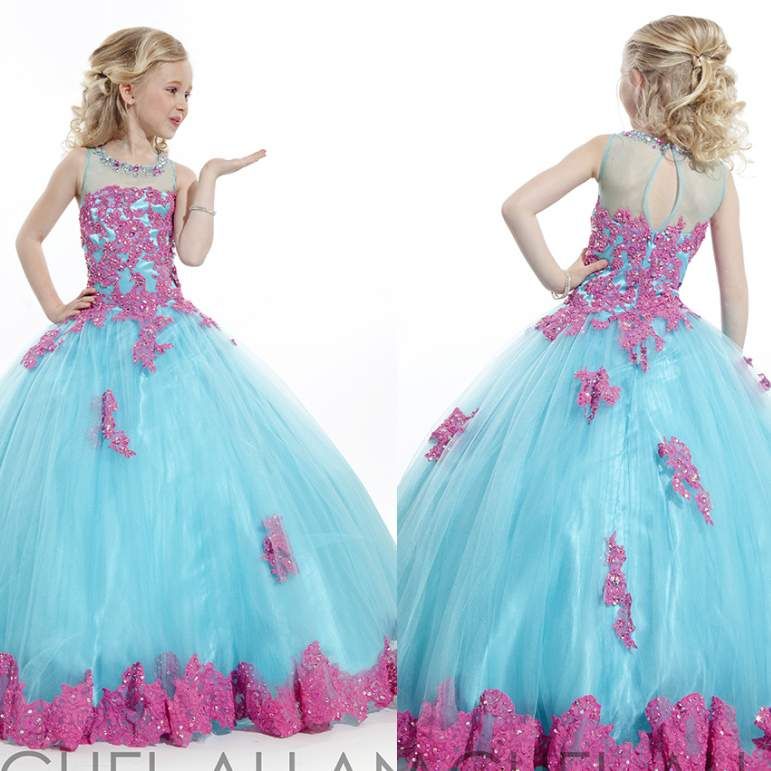 Two Toned Pageant Dresses