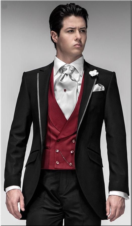 one shoulder tuxedo