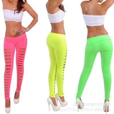 Women Christmas Monster Leggings Push Up Hip Fitness Print