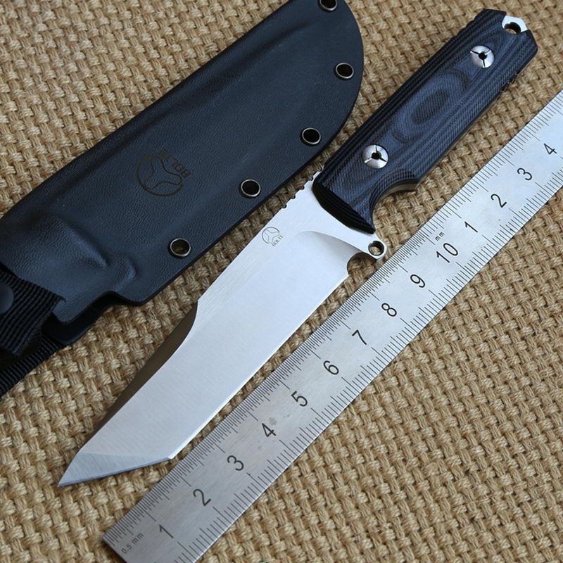 Bolte Conquer D2 Tanto Blade G10 Handle Fixed Blade Hunting Straight