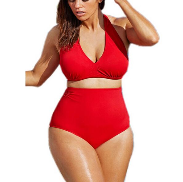 bikinis for large brested women bigger size halter bikini