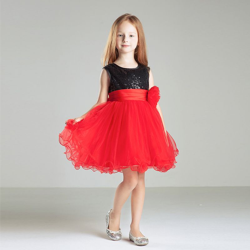 red and black dress kids