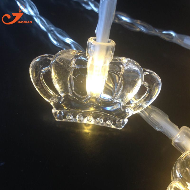 Whole New Vintage 10 Led Lights String Princess Crown Luxury Whole New Vintage 10 Led Lights String Princess Crown Luxury Le Fairy Garland Festival Party Pvc Wire Colorful Bulb Lamp Decor Outdoor