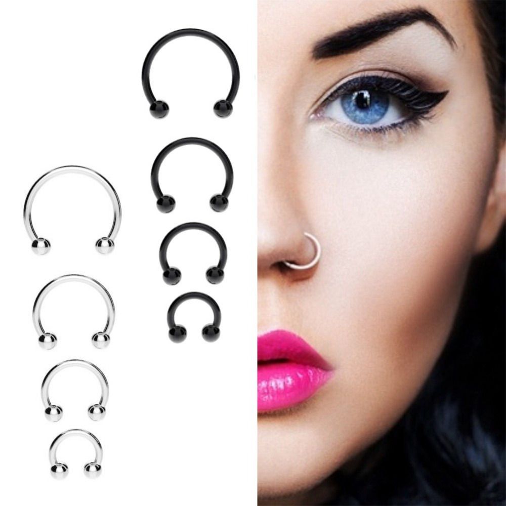 Best Creative Fake Septum Lip Ear Nose Ring Hoop No Piercing Women for Ear Nose Piercing