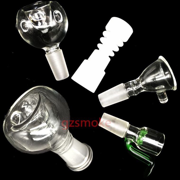 Glass Water Pipe Accessories Two Function Oil And Pipe Tobacco