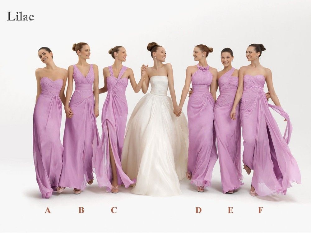 variety of gowns