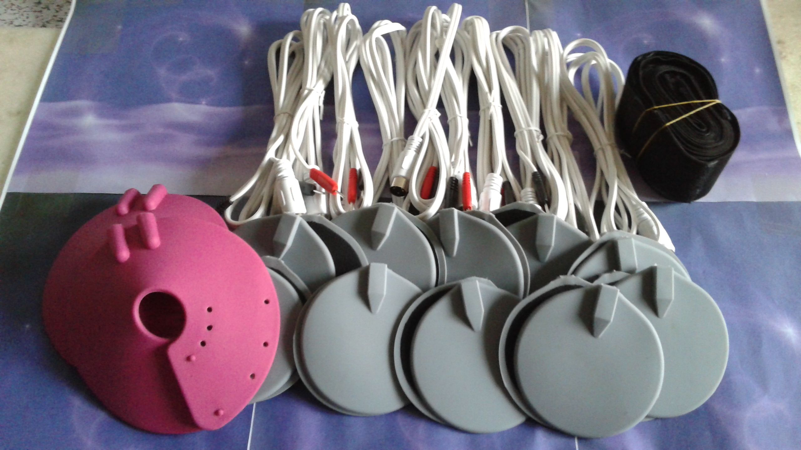 EMS Electrode Pads with Cable And Belt for Micro Current EMS Electro