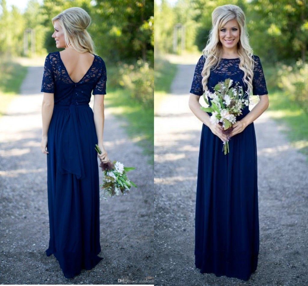bridesmaid dresses with sleeves 2018