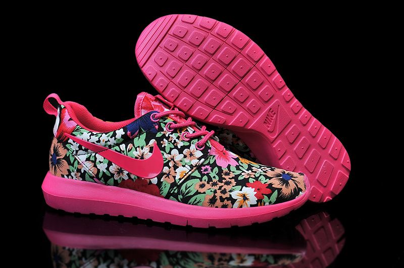 women's floral tennis shoes